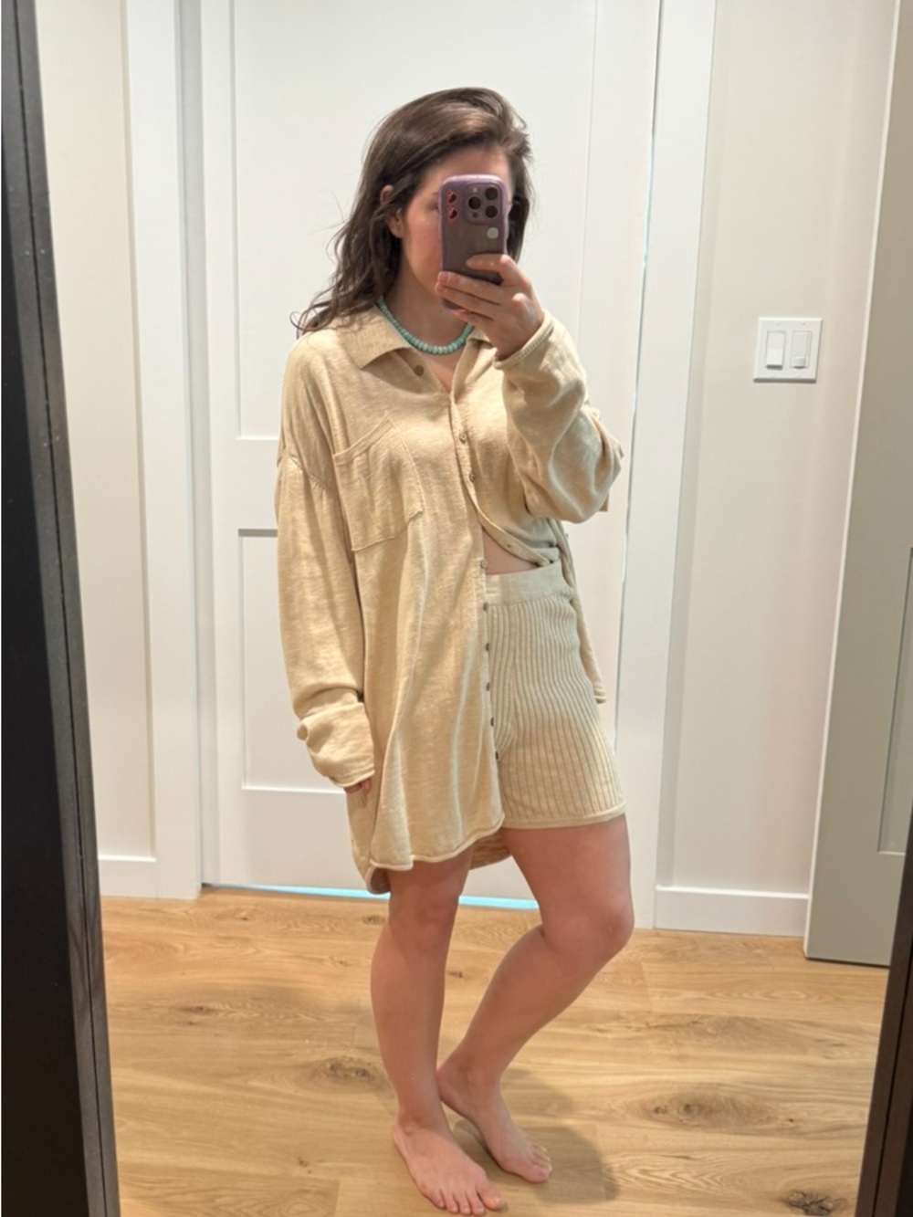 Free People - FP Beach - Zuma Sweater Set Creamy Beige (oatmeal)